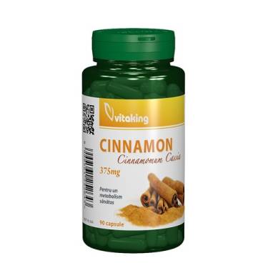 Scortisoara (cinnamon) 375mg 90cps Vitaking