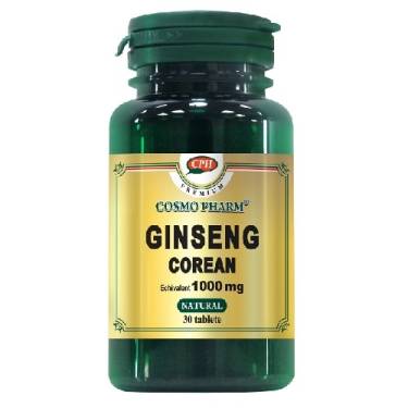 Ginseng Corean 1000mg 30cps CosmoPharm